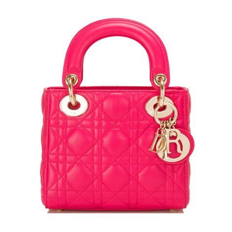 Mini Lady Dior Bag Pearl Pink